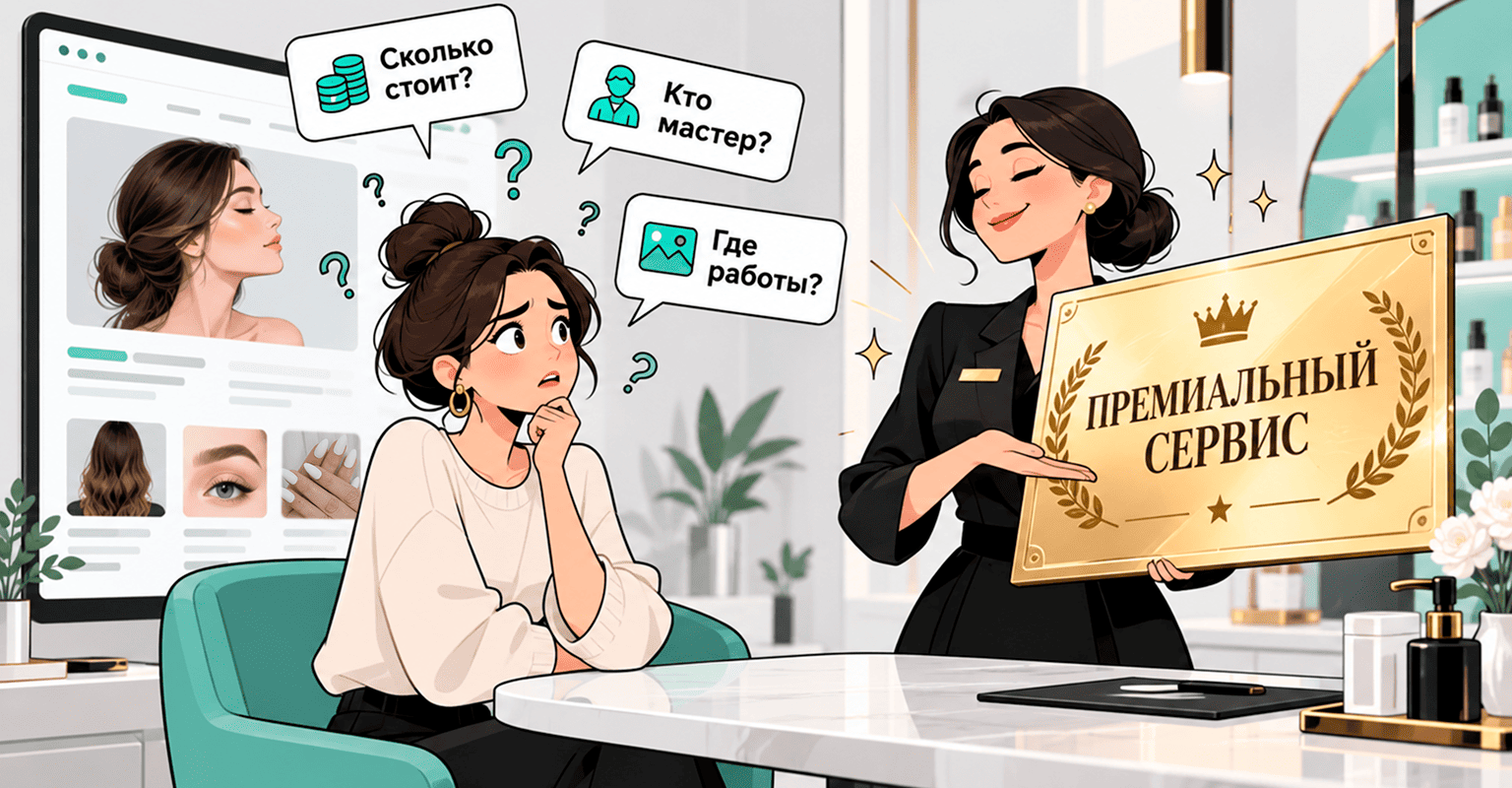 Как должна выглядеть страница beauty-услуги